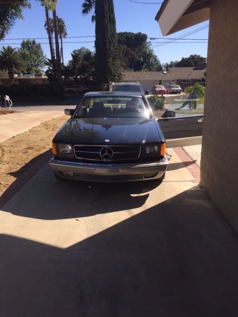1983 Dark Blue Mercedes-Benz 300-Series Coupe