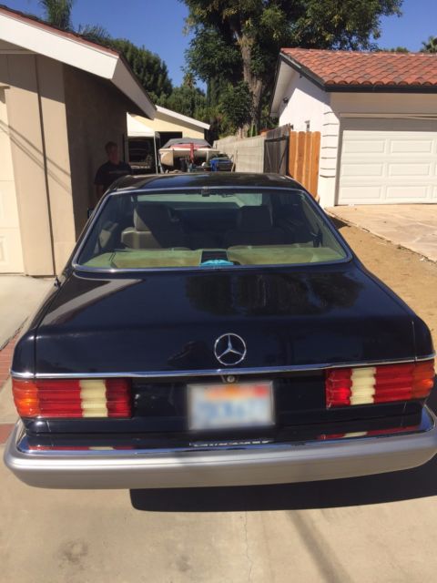 1983 Dark Blue Mercedes-Benz 300-Series Coupe