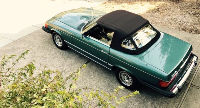 1983 Teal Mercedes-Benz 300-Series Convertible