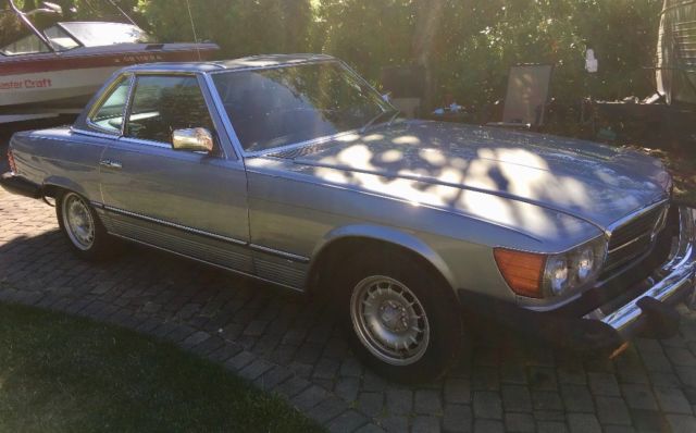 1983 Silver Blue Mercedes-Benz 300-Series Convertible