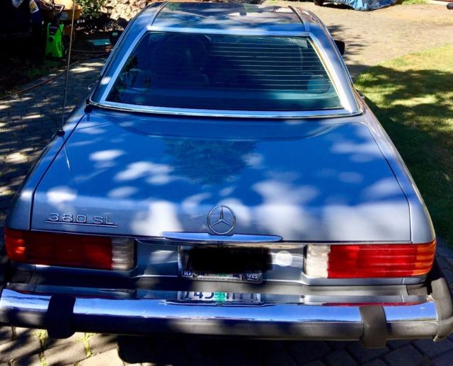 1983 Silver Blue Mercedes-Benz 300-Series Convertible