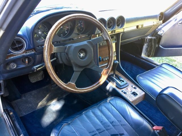 1983 Silver Blue Mercedes-Benz 300-Series Convertible