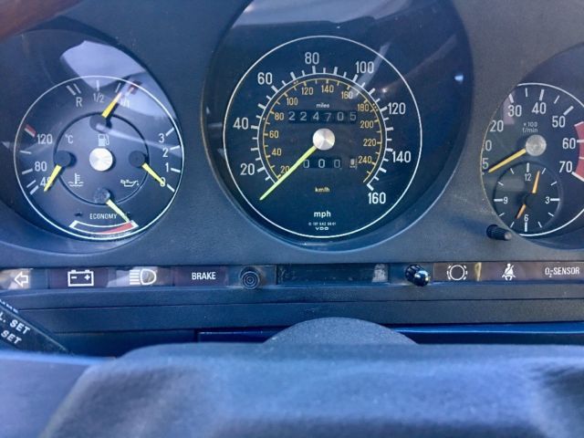 1983 Silver Blue Mercedes-Benz 300-Series Convertible