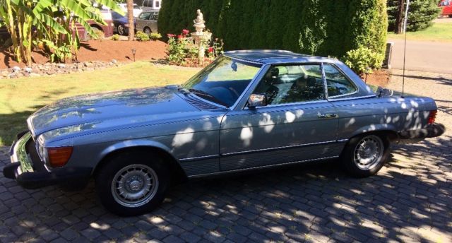 1983 Silver Blue Mercedes-Benz 300-Series Convertible