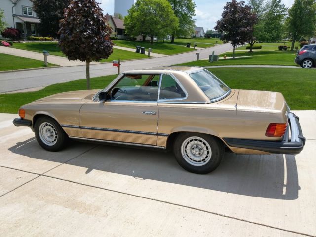 1983 Gold Mercedes-Benz 300-Series Convertible