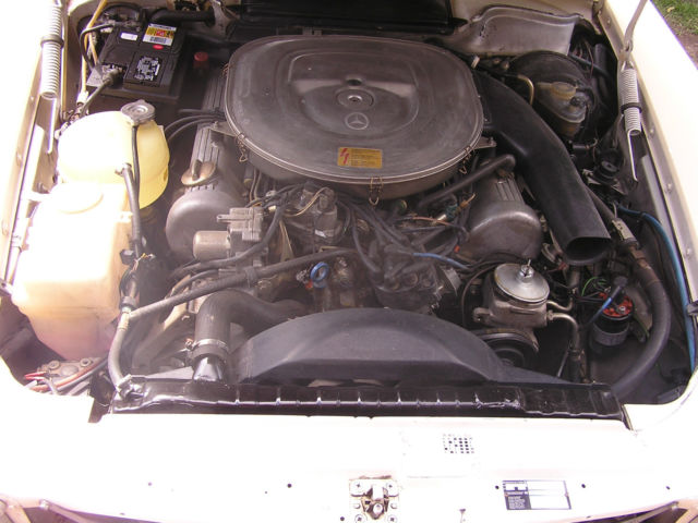 1980 pearl tan Mercedes-Benz SL-Class roadster