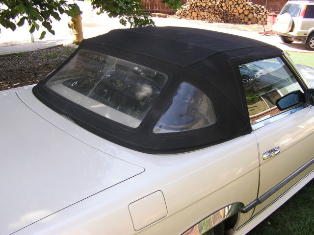 1980 pearl tan Mercedes-Benz SL-Class roadster