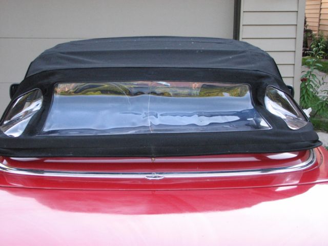 1983 Red Mercedes-Benz SL-Class Convertible