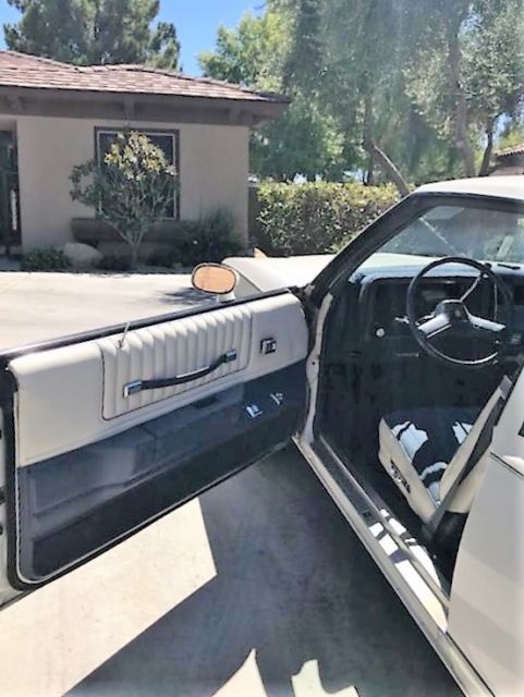 1983 White Chevrolet Monte Carlo Coupe