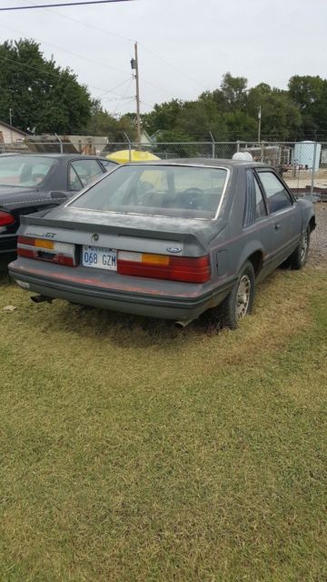 1983 Gray Ford Mustang Hatchback