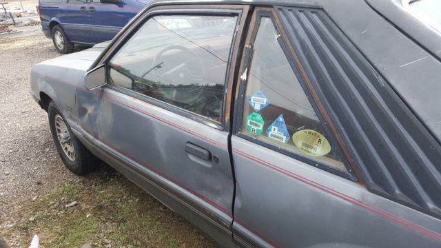 1983 Gray Ford Mustang Hatchback