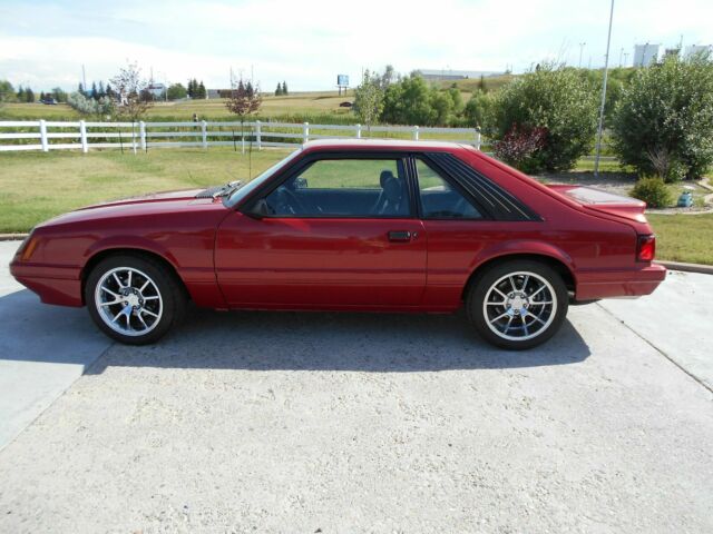 1983 Red Ford Mustang Hatchback