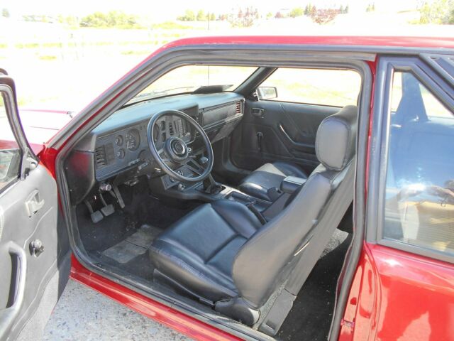1983 Red Ford Mustang Hatchback