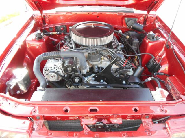 1983 Red Ford Mustang Hatchback