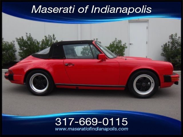 1983 Black Porsche 911 Convertible