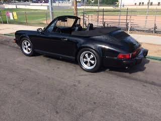 1983 Black Porsche 911 Convertible