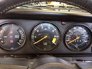 1983 Black Porsche 911 Convertible