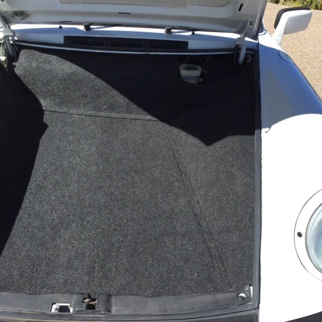 1983 White Porsche 911 Convertible