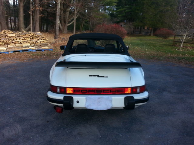 1980 White Porsche 911 Convertible