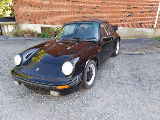1983 Black Porsche 911 targa