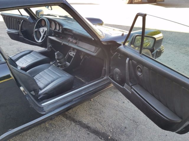 1983 Black Porsche 911 targa