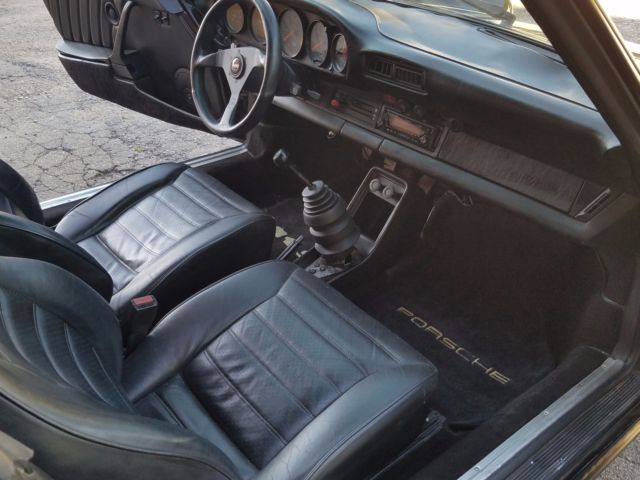 1983 Black Porsche 911 targa