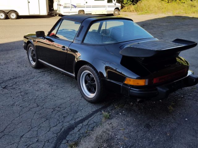 1983 Black Porsche 911 targa