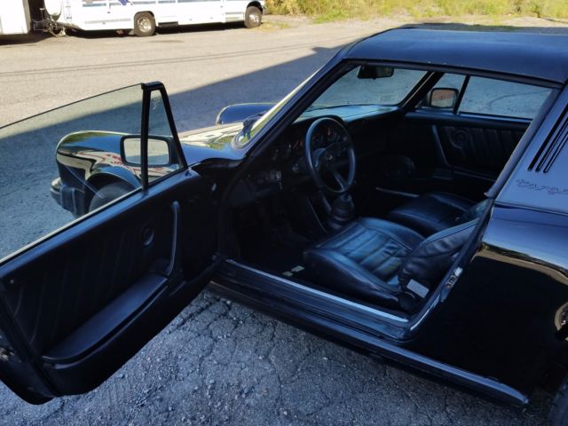 1983 Black Porsche 911 targa