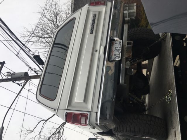 1983 White Dodge Ramcharger Hatchback