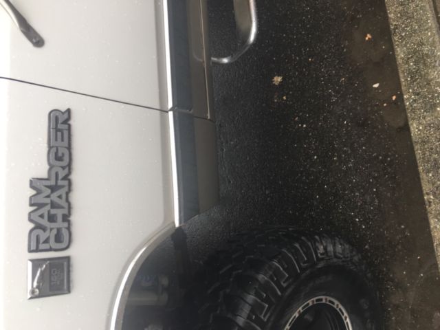 1983 White Dodge Ramcharger Hatchback