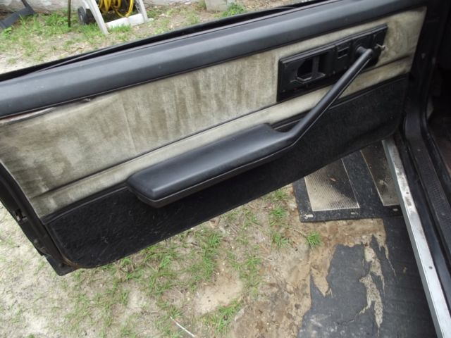 1983 Black Chevrolet Camaro Convertible
