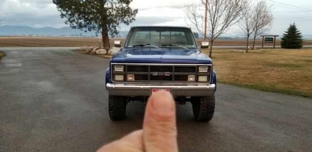 1983 Blue GMC K20 Standard Cab Pickup