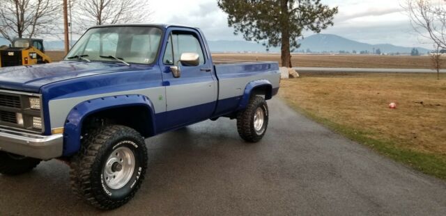 1983 Blue GMC K20 Standard Cab Pickup