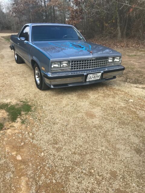 1983 Factory Blue Gray Chevrolet El Camino G Body El Camino