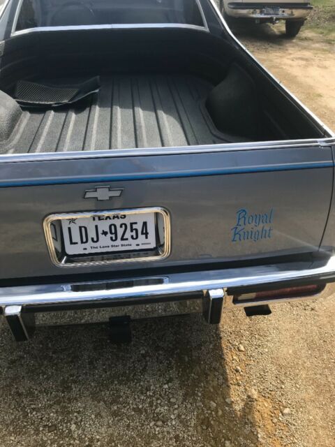 1983 Factory Blue Gray Chevrolet El Camino G Body El Camino