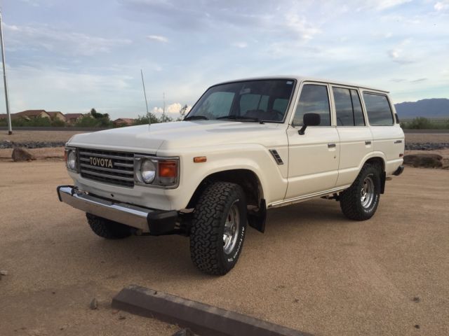 1983 White Toyota Land Cruiser Wagon