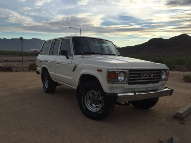 1983 White Toyota Land Cruiser Wagon