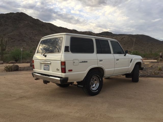 1983 White Toyota Land Cruiser Wagon