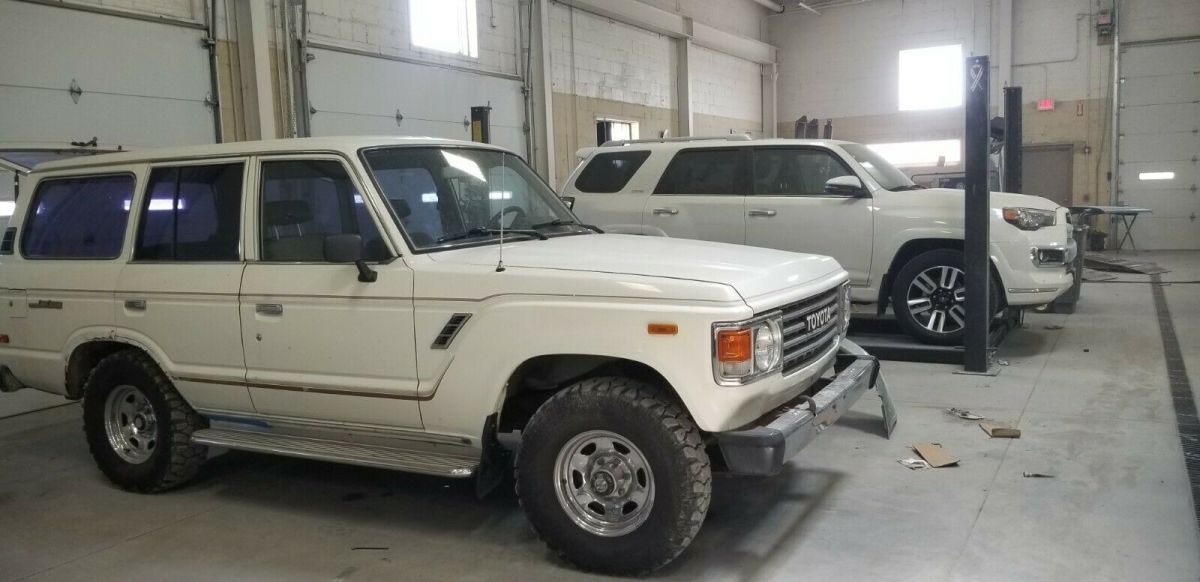 1983 White Toyota Land Cruiser SUV