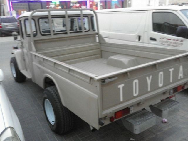 1983 Beige Toyota Land Cruiser Crew Cab Pickup