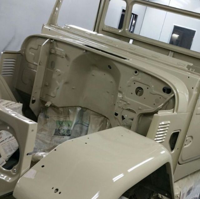 1983 Beige Toyota Land Cruiser Crew Cab Pickup