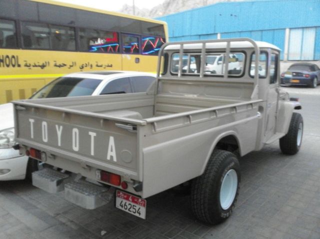 1983 Beige Toyota Land Cruiser Crew Cab Pickup
