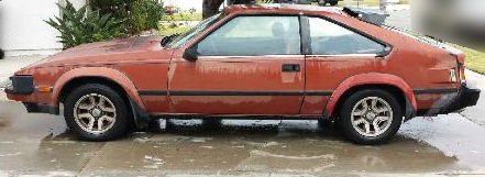 1983 Red Toyota Supra Hatchback