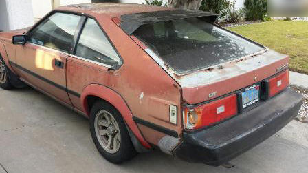 1983 Red Toyota Supra Hatchback