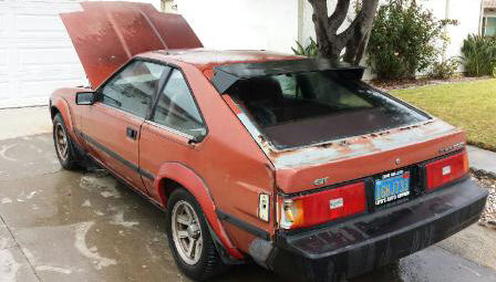 1983 Red Toyota Supra Hatchback