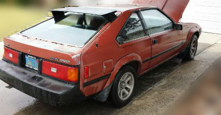 1983 Red Toyota Supra Hatchback
