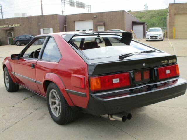 1983 Red Toyota Supra Coupe
