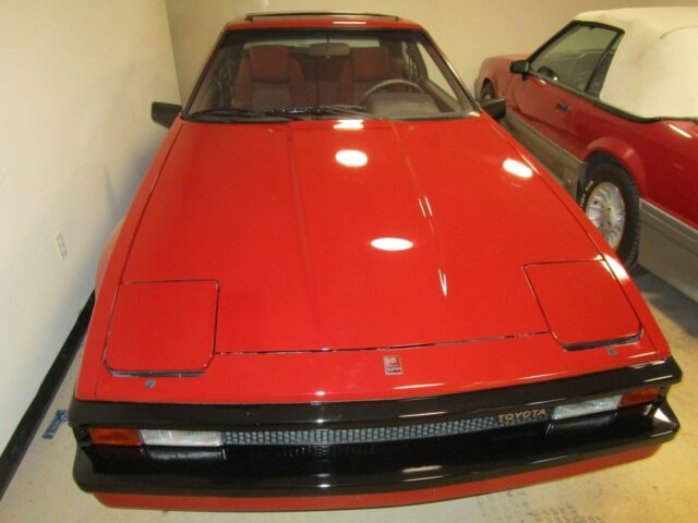 1983 Red Toyota Supra Coupe