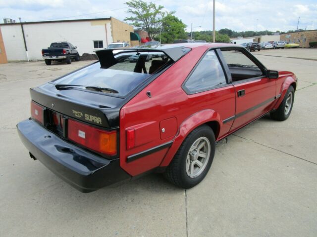1983 Red Toyota Supra Coupe