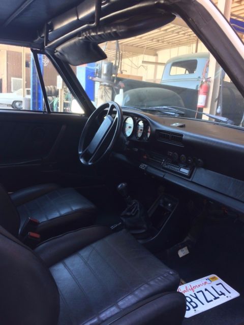 1983 White Porsche 930 Convertible